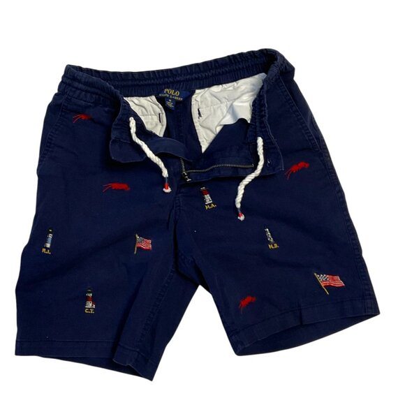 Polo Ralph Lauren Prepster Embroidered Chino Shorts, Size 16 - Picture 3 of 3